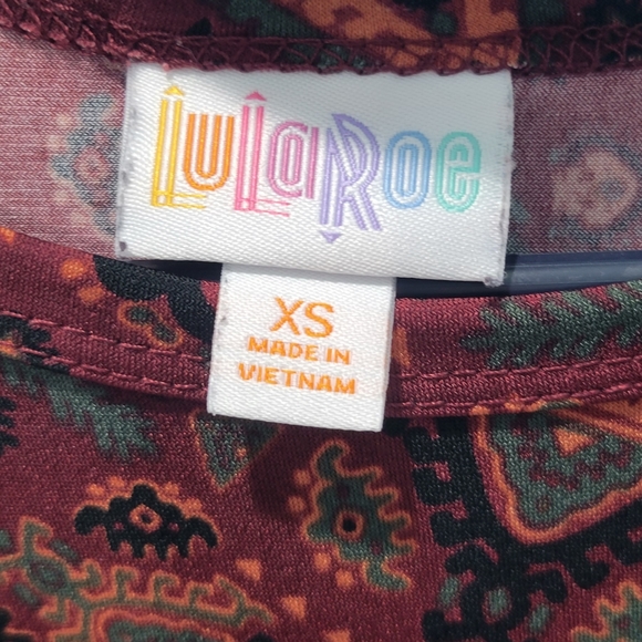 Lula Roe Carly XS - Picture 2 of 2